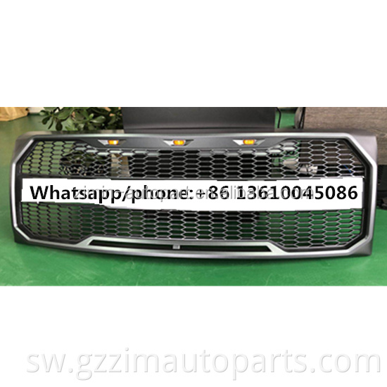 ABS Plastic Front Grille Middle Grille Used For F150 2009 - 2014